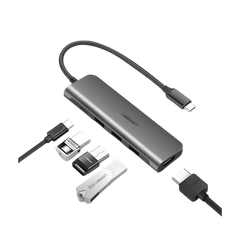 Bộ chuyển đổi USB-C sang 3 USB 3.0 + HDMI + 3.5mm UGREEN 80132