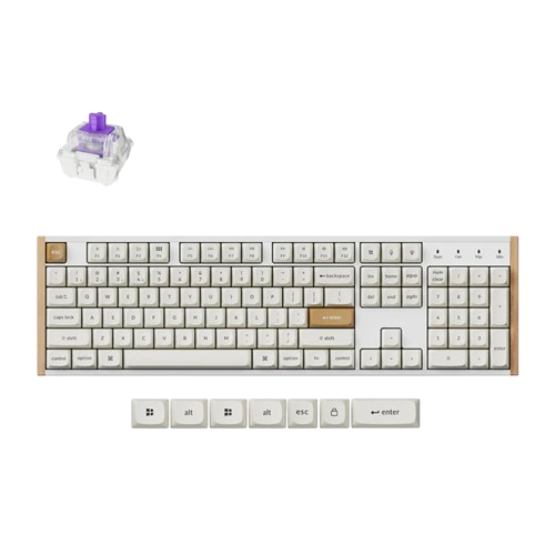 Bàn phím không dây Keychron K10H-Q1 Nebula Magnetic Switch White