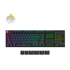 Bàn phím không dây Keychron K10X-B4 Banana Switch Black