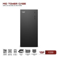 Thùng máy VSP V200 - Đen