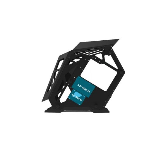 Thùng máy VSP E-ROG ES1 (Đen) Gaming