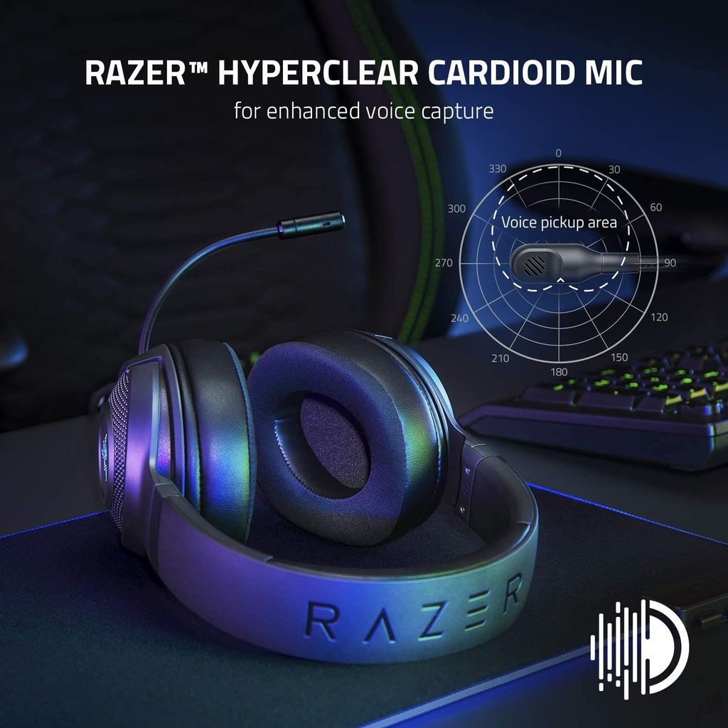 Tai nghe Razer Kraken V3 X (RZ04-03750300-R3M1)