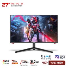 Màn hình VSP VU271Q180 | 27 inch, 2K, Fast IPS, 180Hz, 0.5ms