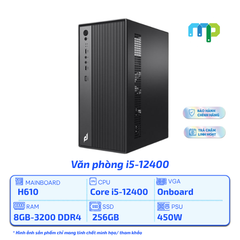 PC MP INTEL VP05 (I5-12400/H610/8GB/256GB SSD/450W)