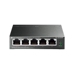 Switch TP-Link Easy Smart Gigabit 5 cổng (có 4 cổng PoE+) TL-SG105PE