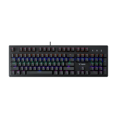 Bàn phím cơ có dây Rapoo V510C Black/ Led Rainbow/ Red Switch