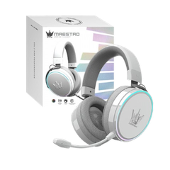 Tai nghe Gaming HOF Maestro H1 RGB Gloss White