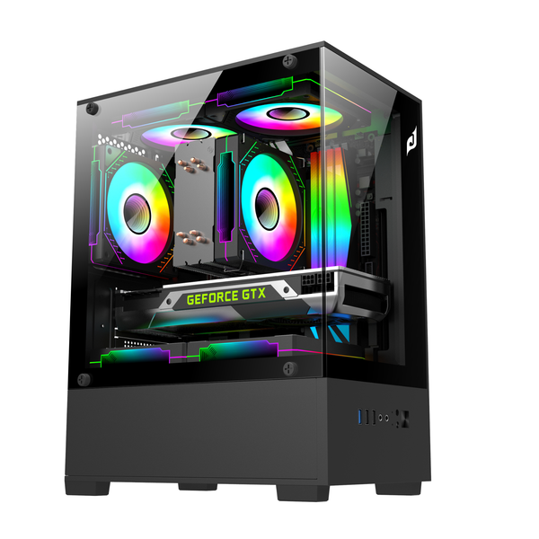 Vỏ máy tính Case EDRA ECS1303 Black/Mid Tower