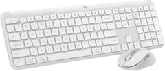 Bộ bàn phím chuột không dây Logitech Signature Slim Combo MK950 Off-White