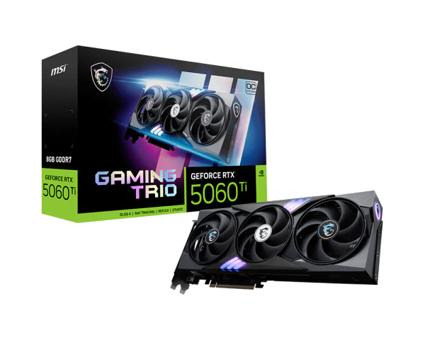 Card màn hình MSI GeForce RTX 5060 Ti 8G GAMING TRIO OC