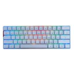 Bàn Phím Cơ EDRA EK361W V3 Màu Trắng Không Dây/3 Chế Độ/61 Phím