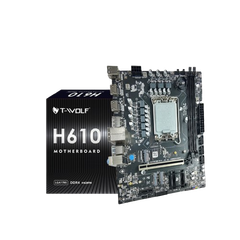 Main T-Wolf H610, LGA 1700, 2*HDMI-DP, NVMe*2, WIFI conector