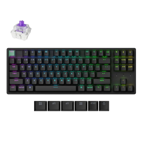 Bàn phím không dây Keychron K8H-F1 Nebula Magnetic Switch Black