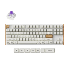 Bàn phím không dây Keychron K8H-Q1 Nebula Magnetic Switch White