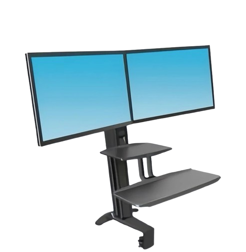 Giá treo gắn bàn 2 LCD L100 (22–32
