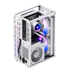 Thùng máy Jonsbo VR3 White | Mini ITX (Kèm Sẵn Riser 4.0)