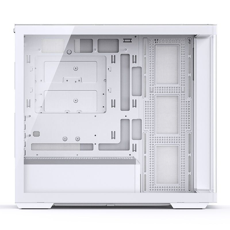 Thùng máy Jonsbo D300 - White | Micro ATX, kính cong