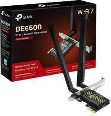 Card mạng Tp-link Archer TBE400E  Wi-Fi 7 Bluetooth BE6500