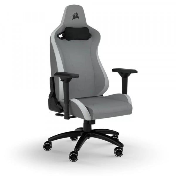 Ghế Gaming Corsair TC200 Fabric | Light Grey - White (CF-9010048-WW)
