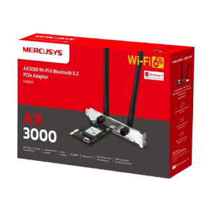 Card mạng Mercusys MA80XE Wifi 6 Bluetooth AX3000