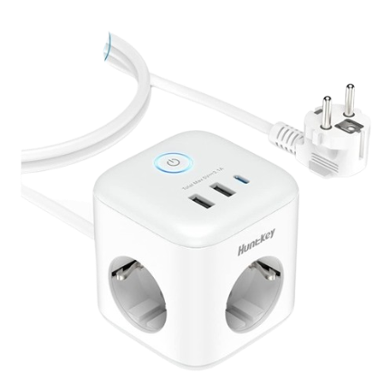 Ổ cắm điện đa năng chống sét Huntkey SGC307 (Power Cube)