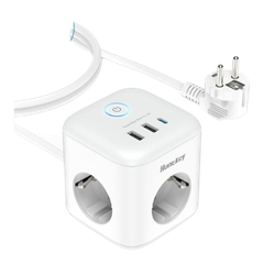 Ổ cắm điện đa năng chống sét Huntkey SGC307 (Power Cube)