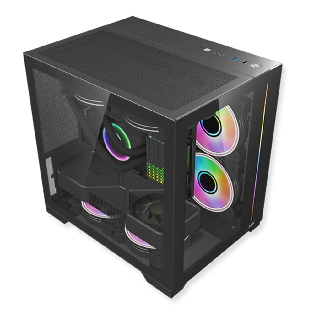 Thùng máy MIK LV12 MINI ELITE - BLACK