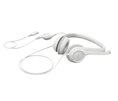 Tai nghe máy tính Logitech H390 off-white 981-001287