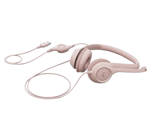 Tai nghe Logitech H390 Rose 981-001282