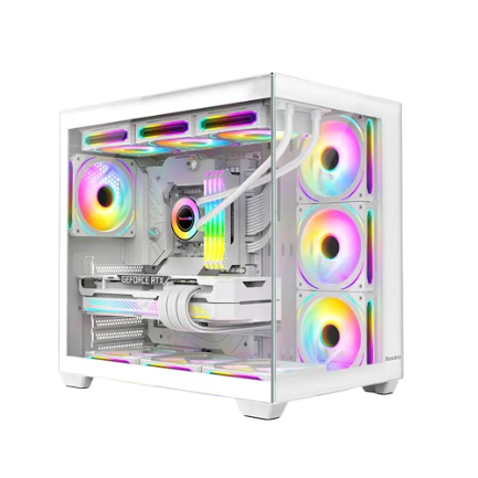 Vỏ máy tính Case Huntkey S980 Tornado White/Black