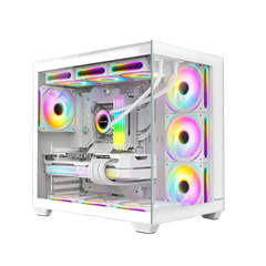 Vỏ máy tính Case Huntkey S980 Tornado White/Black