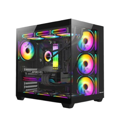 Vỏ máy tính Case Huntkey S980 Tornado White/Black