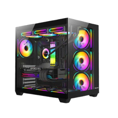 Vỏ máy tính Case Huntkey S980 Tornado White/Black