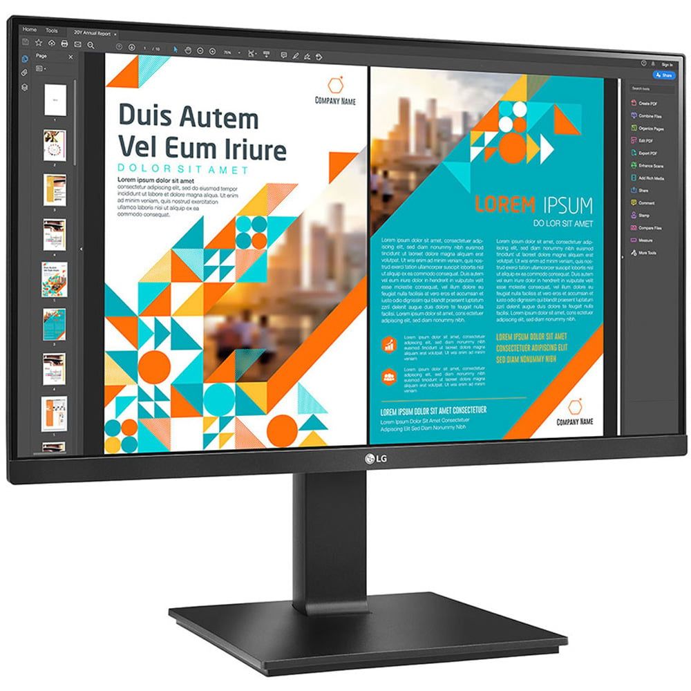 Màn Hình Gaming LG 24QP550-B (23.8 inch/2K/IPS/75Hz/5ms/300nits/HDMI+DP/Phẳng)