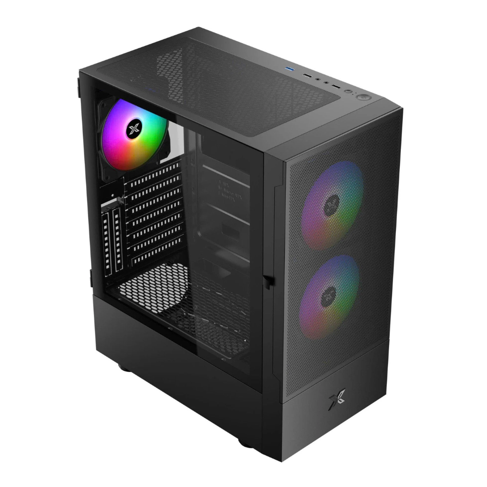 Thùng máy Case Xigmatek Sky III 3F - Đen | Kèm 3 fan RGB