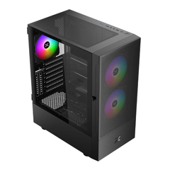 Thùng máy Case Xigmatek Sky III 3F - Đen | Kèm 3 fan RGB