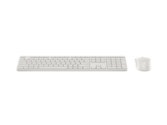 Bộ bàn phím và chuột không dây HP Multi-Device Dual-Mode Mouse and Keyboard Combo 490C BE1M5AA trắng
