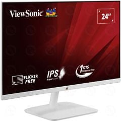 Màn hình Gaming Viewsonic VA2432-H-W | 24 inch, Full HD, IPS, 100Hz, 1ms, phẳng, trắng