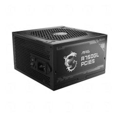 Nguồn MSI MAG A750GL PCIE5 | 750W, ATX, 80 Plus Gold, Full Modular