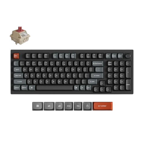Bàn phím không dây Keychron V5U-D1 Red Switch Black