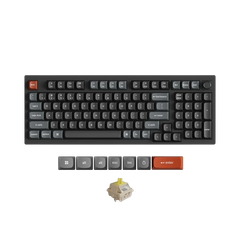 Bàn phím không dây Keychron V5U-D4 Banana Switch Black