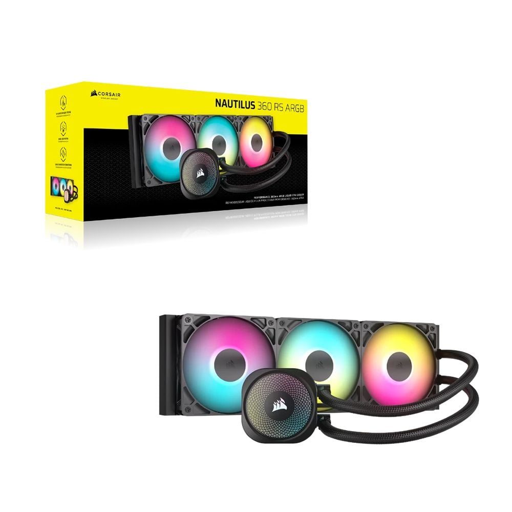 Tản nhiệt nước Corsair Nautilus 360 RS ARGB - Đen