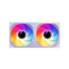 Fan Case liền khối Jonsbo ZB-240 ARGB - Trắng | Gió ngược
