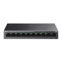 Switch TP-Link 8 Cổng 10/100 Mbps + 2 Cổng Gigabit (với 8 Cổng PoE+) LS1210P