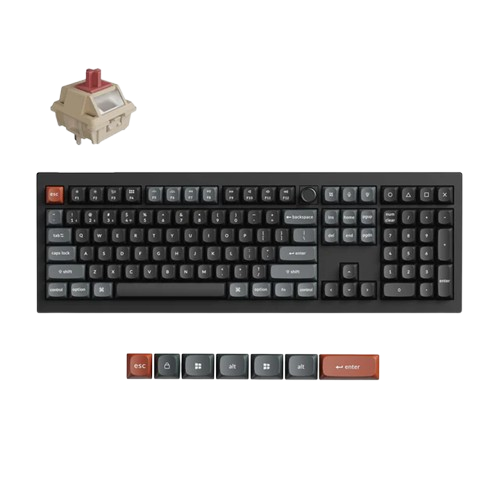 Bàn phím không dây Keychron V6U-D1 Red Switch Black