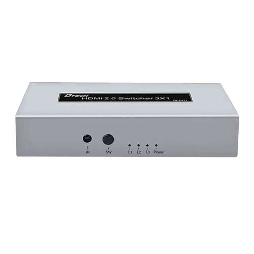 Bộ gộp HDMI 3 vào 1 ra DTECH DT-7431 (HDMI 2.0)