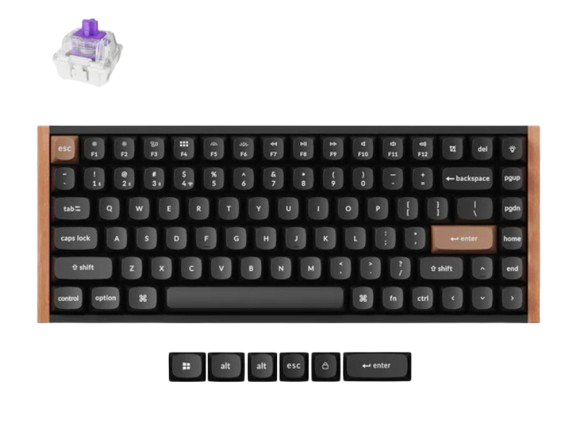 Bàn phím không dây Keychron K2H-F1 Nebula Switch Black