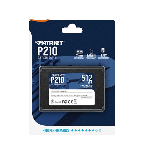 Ổ Cứng SSD 512GB Patriot P210 SATA III