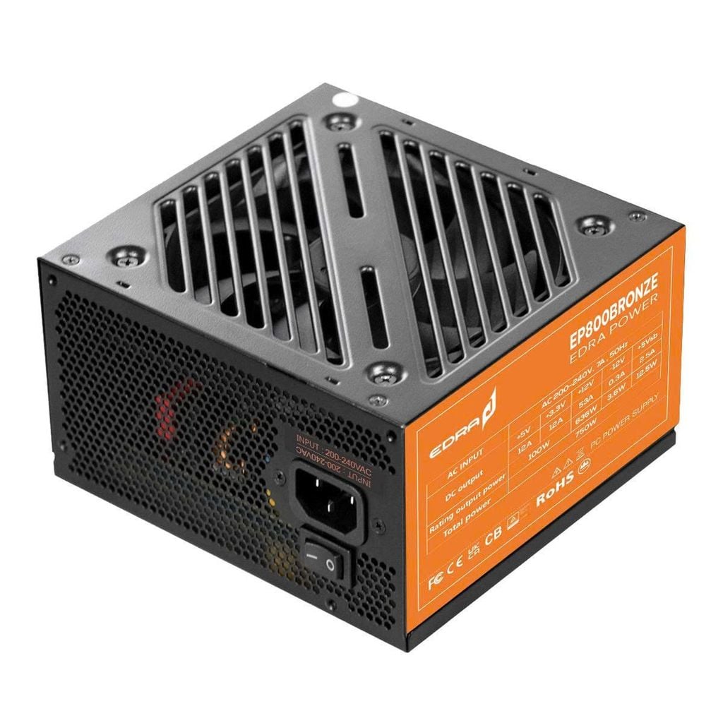 Nguồn Máy Tính EDRA EP800 Bronze Gaming/800W/80 Plus Bronze/ATX