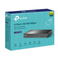 Switch TP-Link 9 Cổng 10/100 Mbps (với 8 Cổng PoE+) TL-SF1009P